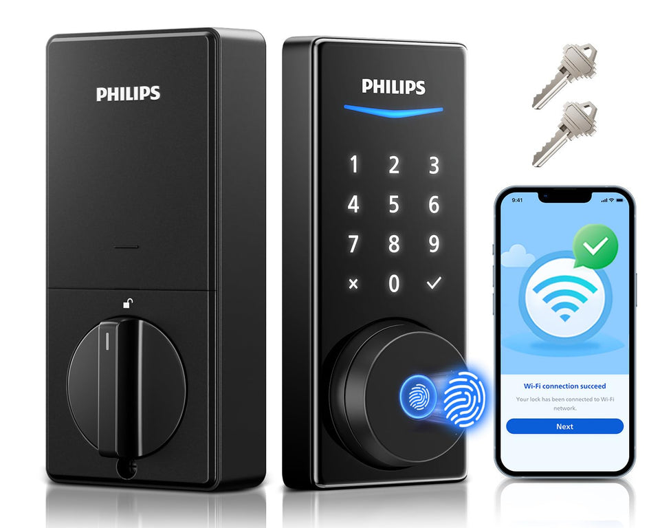 Philips built-in Wi-Fi smart lock front door with remote access