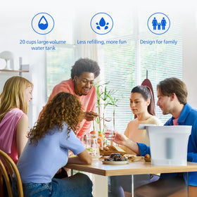 Cold-water dispensing in seconds for fast hydration