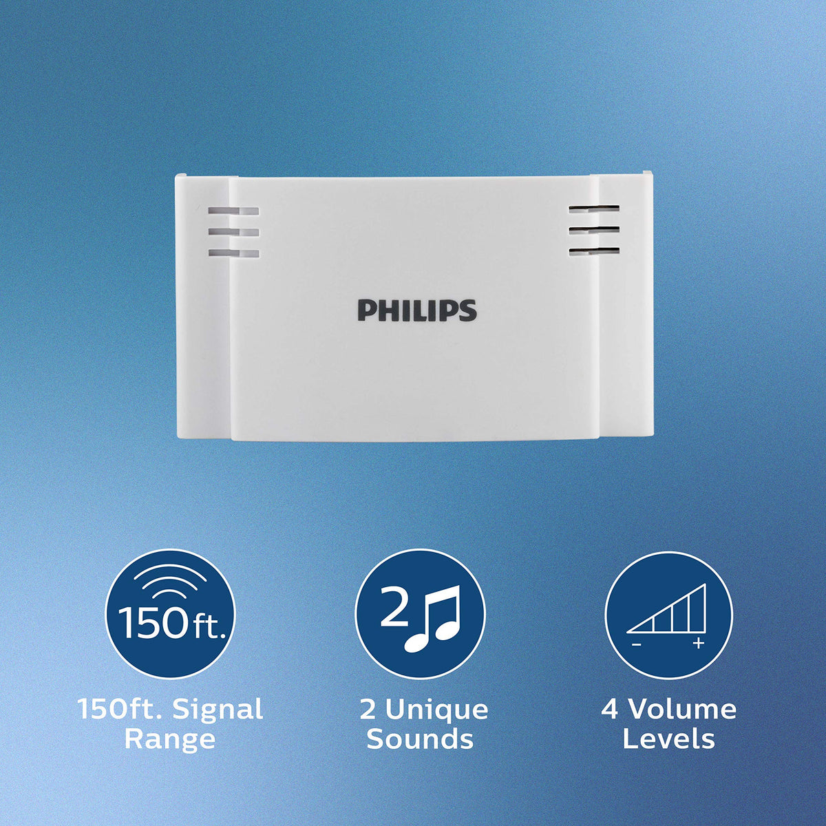 Philips DES1120W push button white with battery