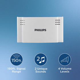 Philips DES1120W push button white with battery