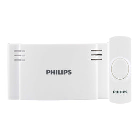 Philips DES1120W receiver in white for wireless doorbell setup