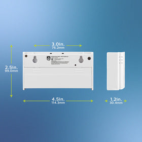 Doorbell chimes with ding-dong and Westminster melodies