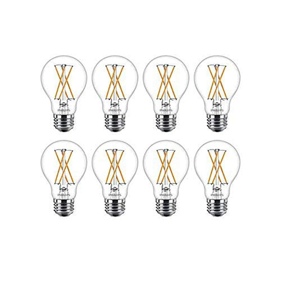 Philips LED Dimmable A19 warm glow with 800 lumens for cozy living spaces