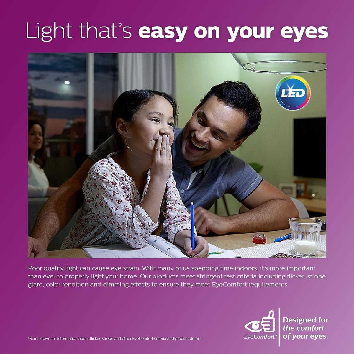 Philips BR30 Energy Star certified LED bulb
