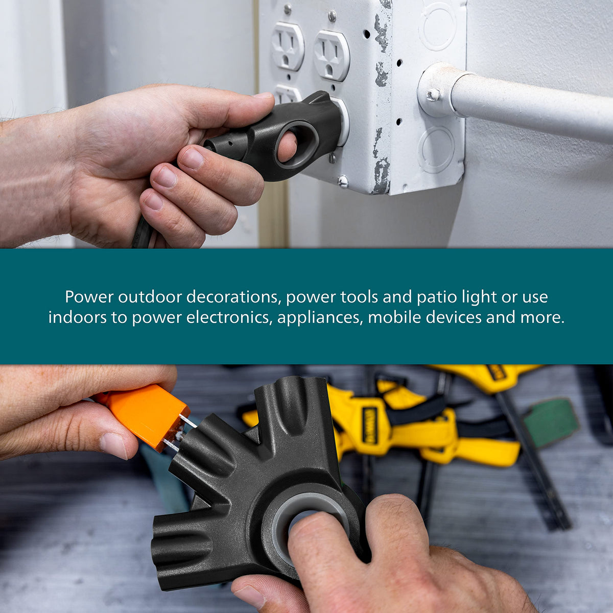 125V AC, 13A, 1625W rating for powerful performance
