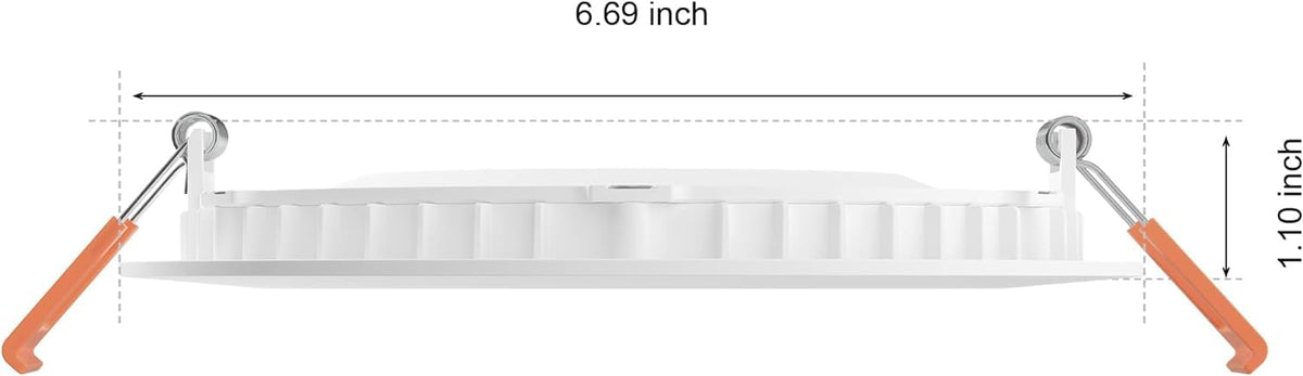 Philips Hue 1200-lumen slim recessed light for living rooms.