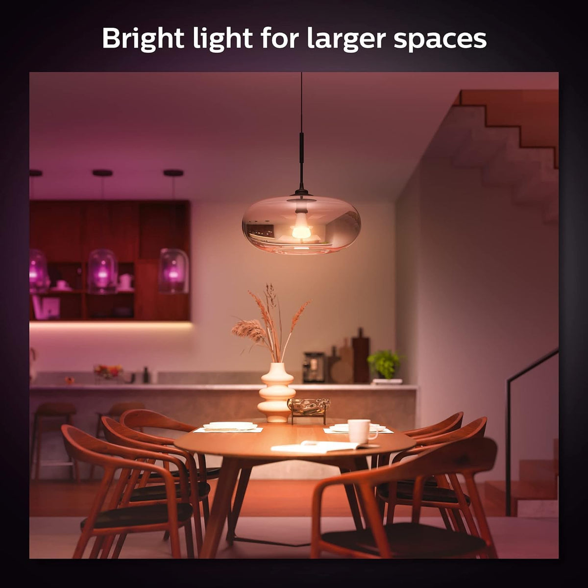 Philips Hue 24-hour natural light scene mimics sunlight throughout the day.