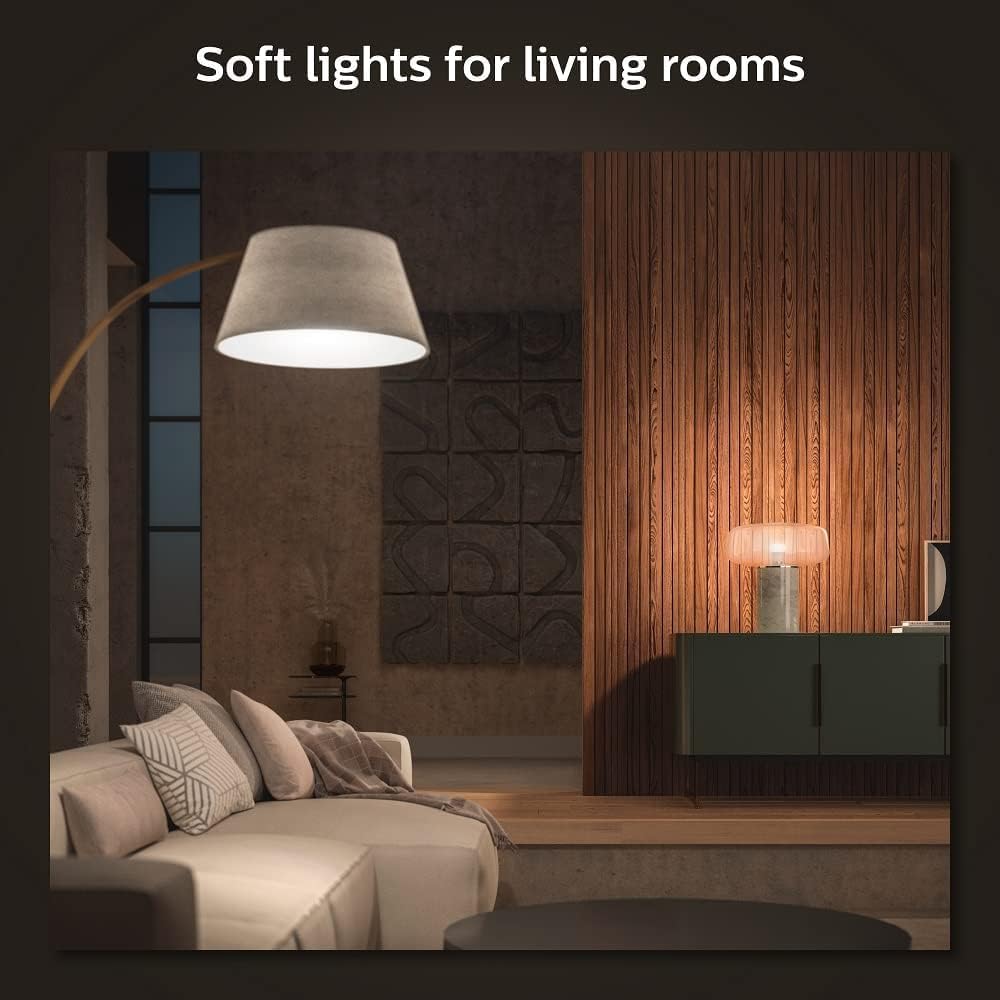 Philips Hue amber glow enhances dining ambiance