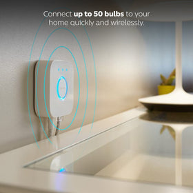 Philips Hue Bridge supports up to 50 lights for indoor and outdoor setups.