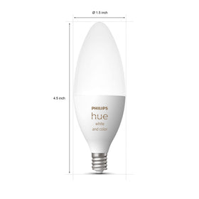 Bridge ready candle bulb enabling automations and remote control