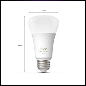 Philips Hue color ambiance bulbs offer 16 million colors for mood creation.