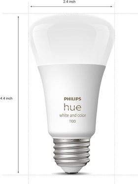 Philips Hue color spectrum scenes provide focus and relaxation options.