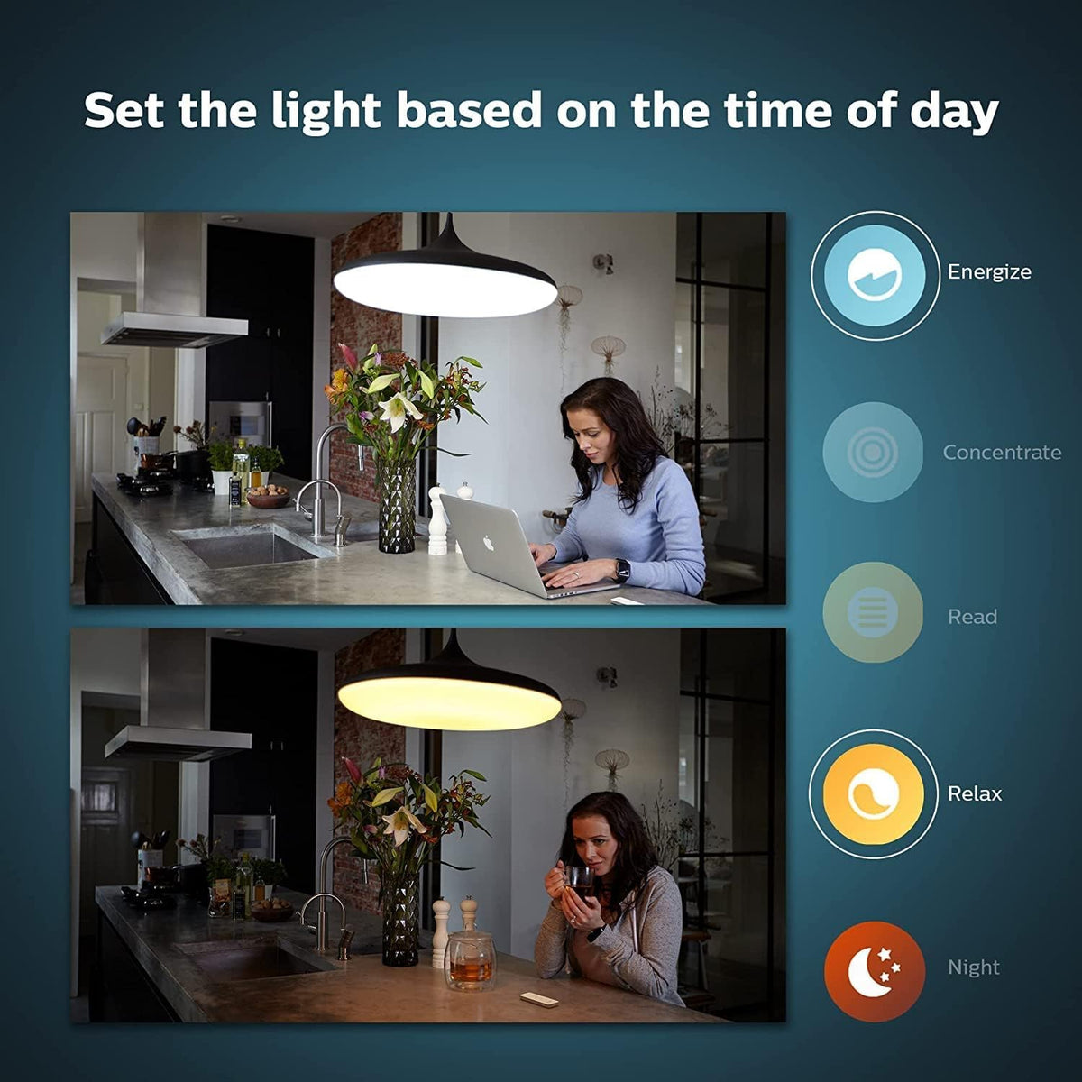 Philips Hue Dimmer V2 magnetic base detaches to act as a remote.