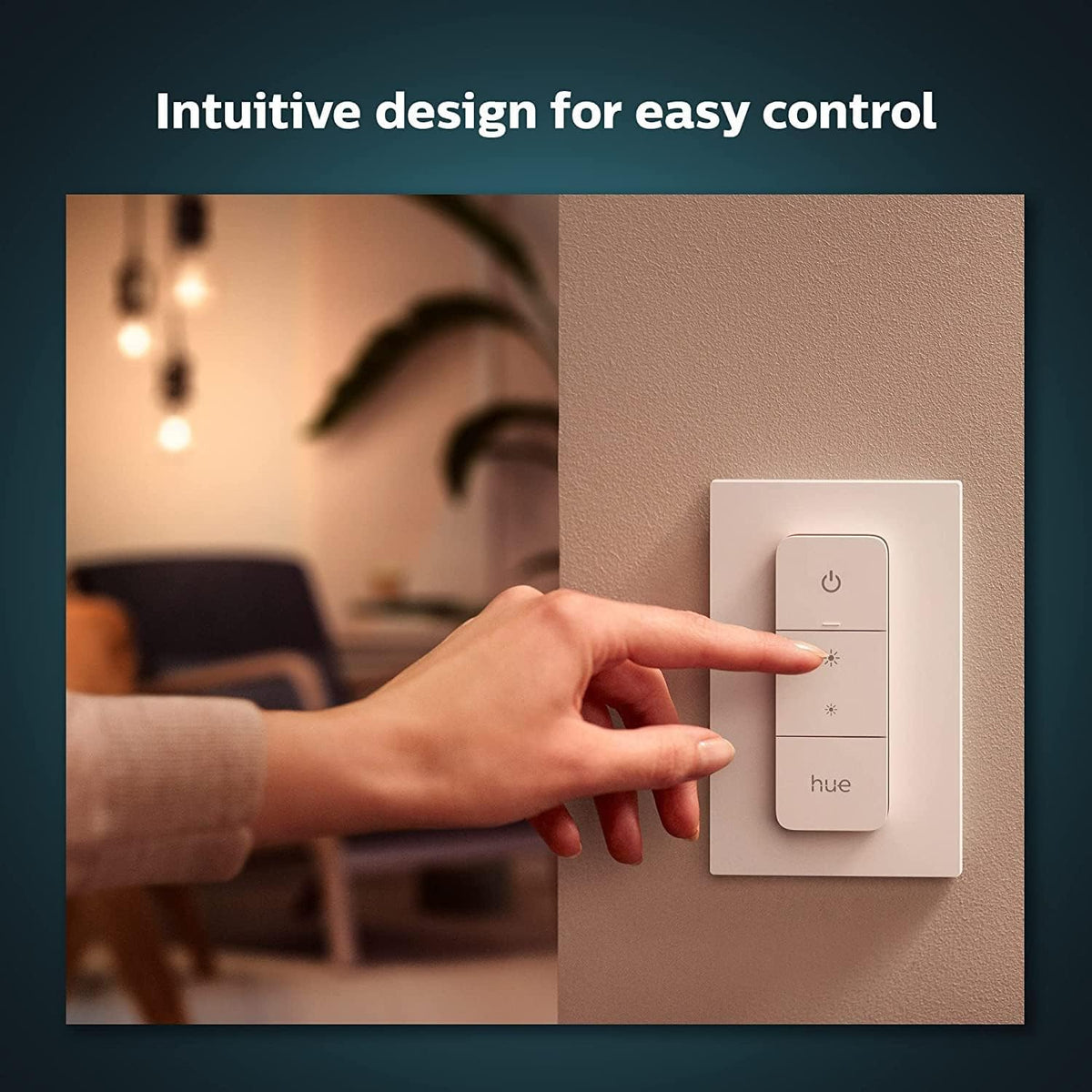 Philips Hue Dimmer V2 battery-powered dimming without a bridge.
