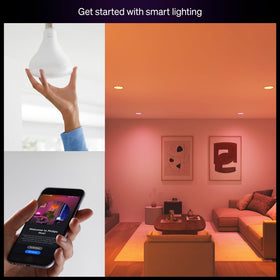Philips Hue color scenes library enabling millions of colors for any setting.