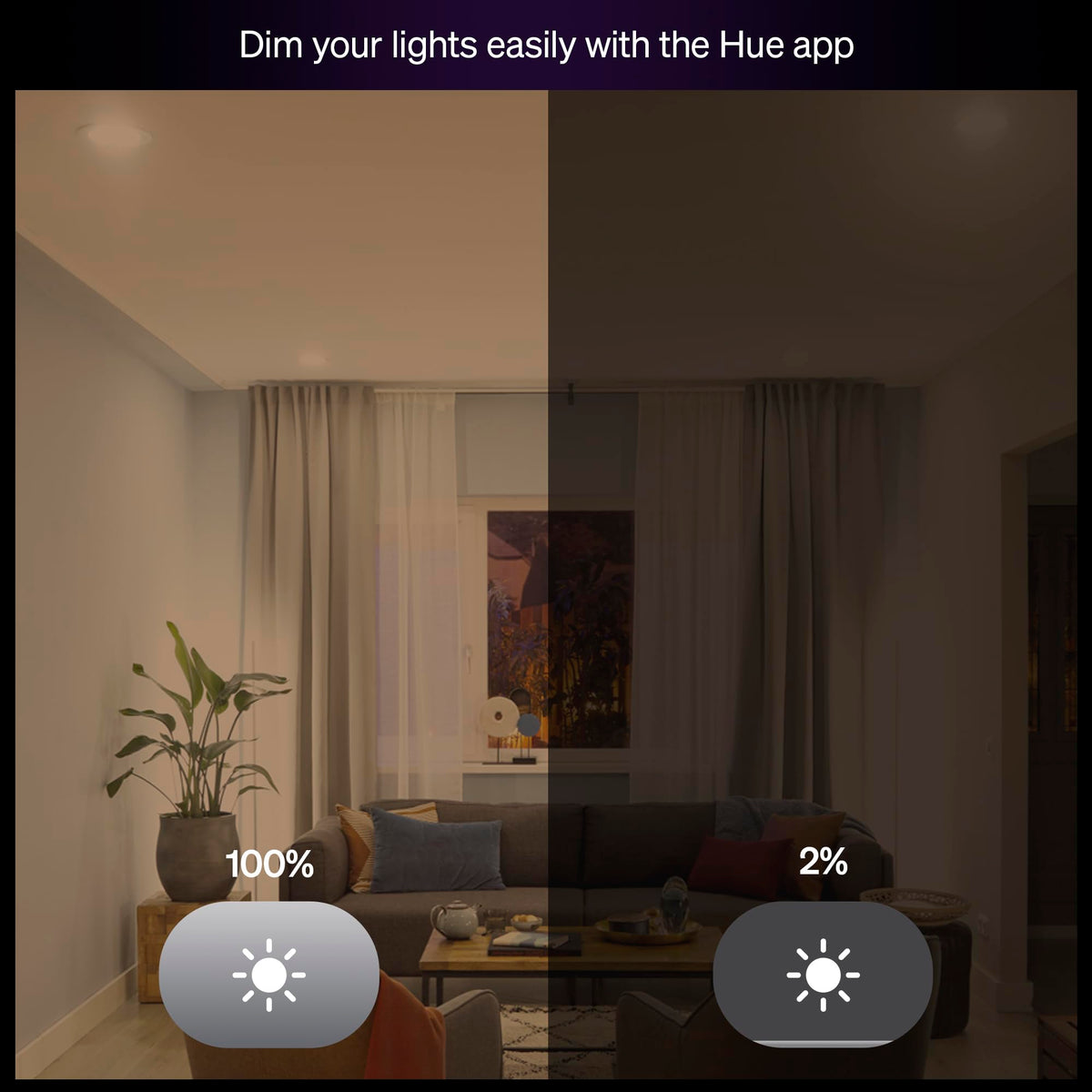 Philips Hue voice control compatibility with Alexa, Google Assistant, and Apple Home.
