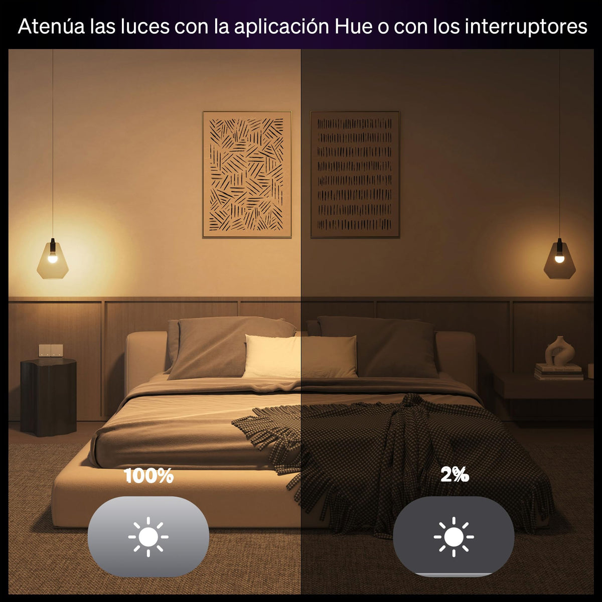 Philips Hue Essential A19 with E26 base fits standard sockets