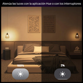 Philips Hue Essential A19 with E26 base fits standard sockets