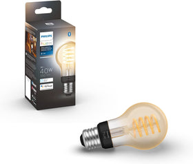 Philips Hue filament bulb with coil design adding vintage aesthetics and glow