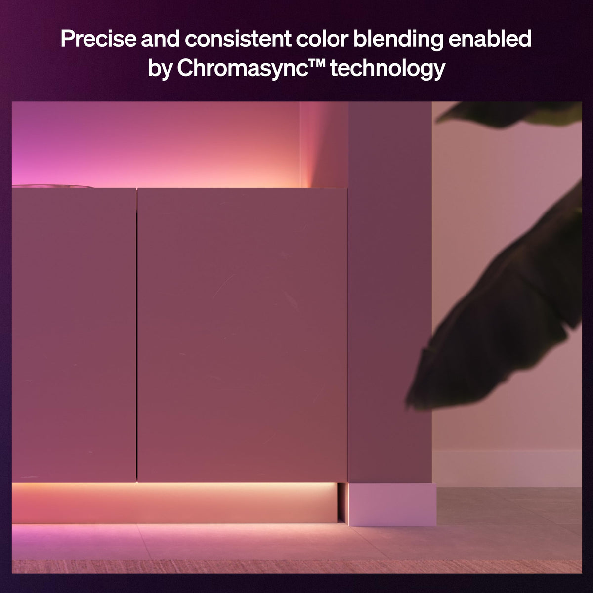 Bright white and warm white LEDs in Hue Flux offer range for different times of day.