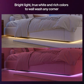 Chromasync color blending in Hue Flux produces seamless room atmospheres.