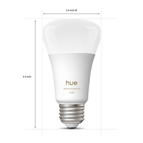 Philips Hue full-spectrum range from warm to cool light for mood control.
