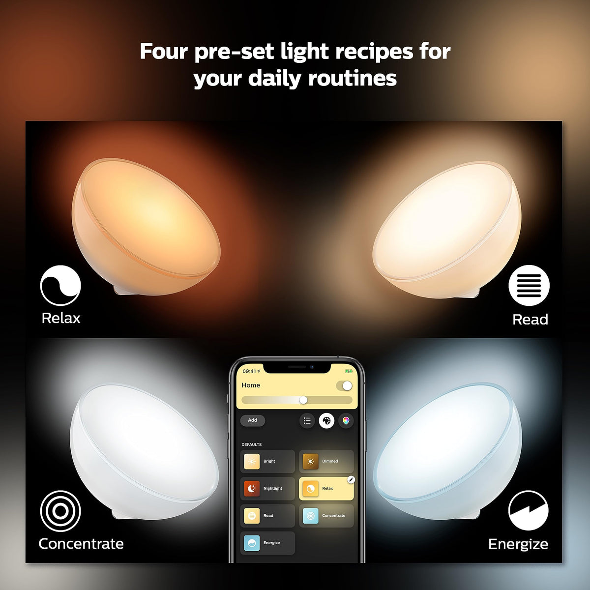 Hue Go IP54 rating for dust and water splash protection