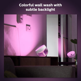 Philips Hue Iris dimming control offers customizable brightness for evenings