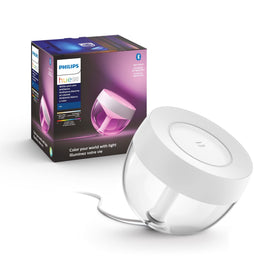 Philips Hue Iris front view shows sleek lamp design for ambient living spaces