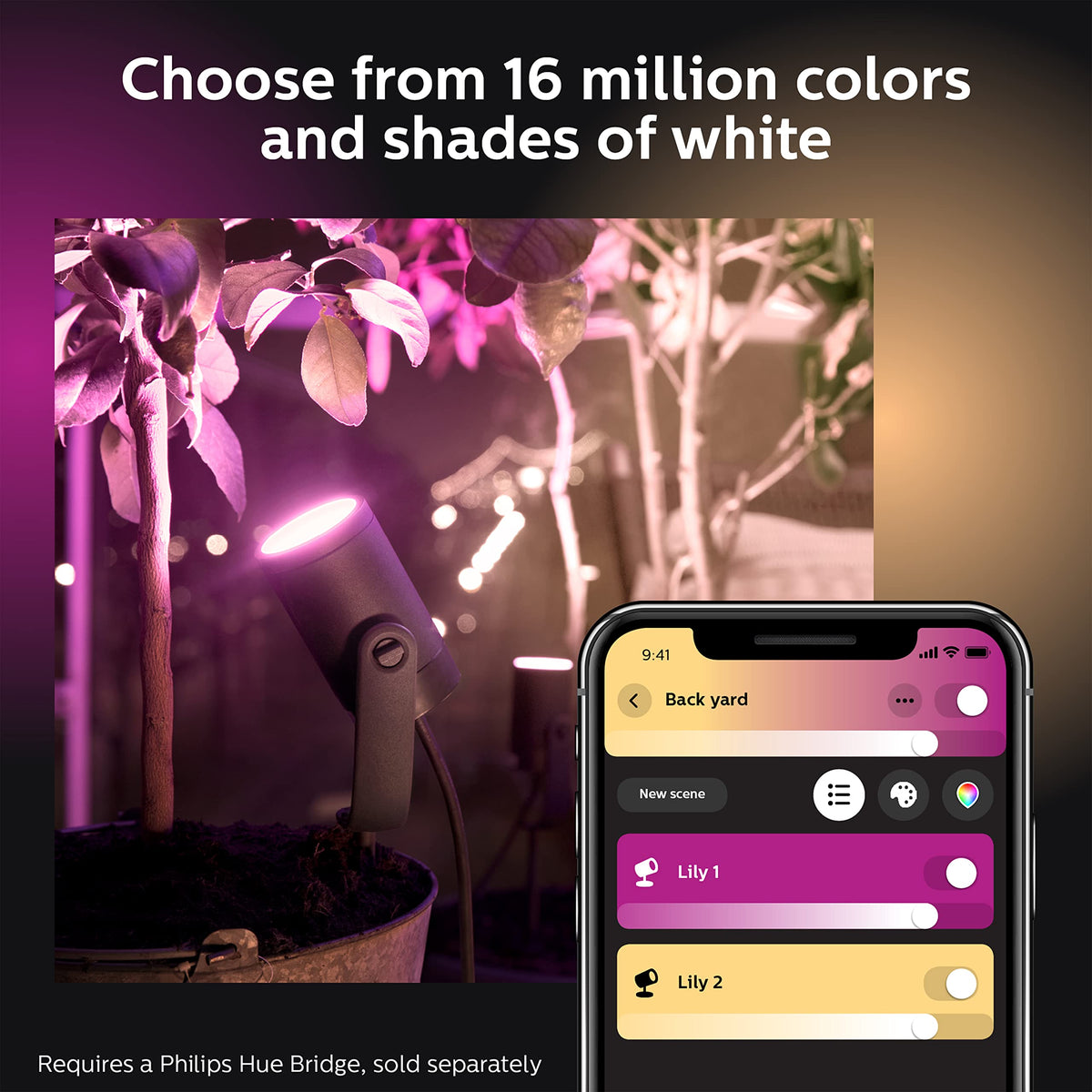 Philips Hue Lily requires Hue Bridge to unlock automations and remote control