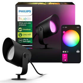Philips Hue Lily XL outdoor spot light bright walkway illumination