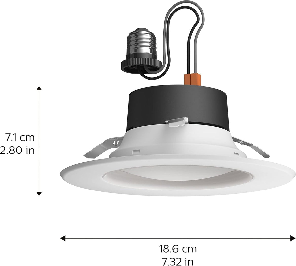 Matter-certified Hue downlight enabling cross-brand smart home compatibility