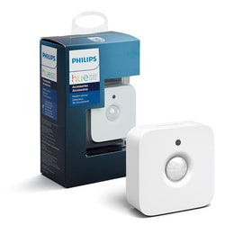 Philips Hue Motion Sensor box with batteries, ready to start automated lighting