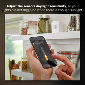 Philips Hue Motion Sensor installation with simple screw setup