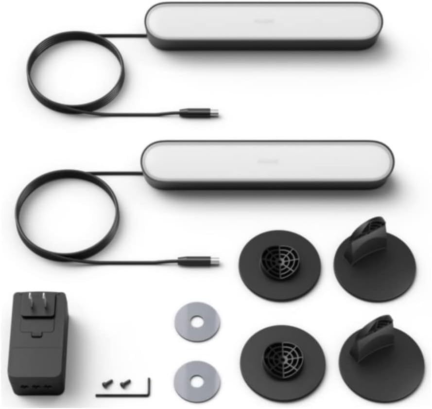Philips Hue Play light bar base kit app control on smartphone screen