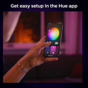 Philips Hue slim profile ceiling downlight ideal for low ceilings.