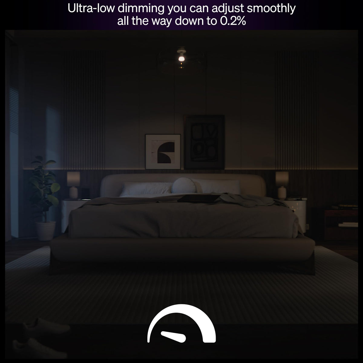 Hue A19 with the Hue app for convenient smart lighting control