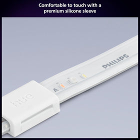Philips Hue Solo lightstrip 33ft under cabinets for kitchen ambiance.