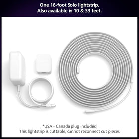 Philips Hue Solo lightstrip diffused sleeve provides soft illumination