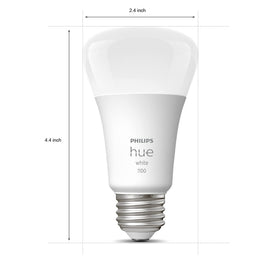 Philips Hue starter kit packaging highlights included components.