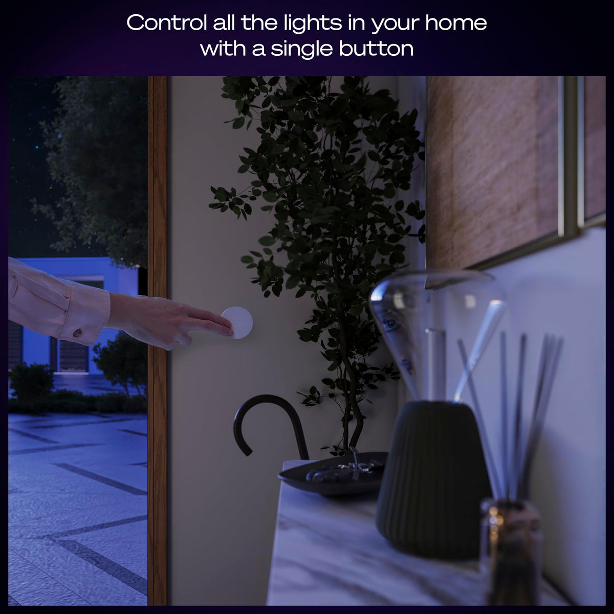 Scene-cycle display showing multiple lighting scenes across time slots.