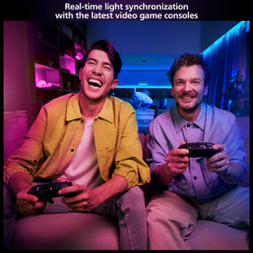 Philips Hue Sync Box full-screen viewing with distraction-free lighting.