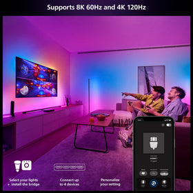 Philips Hue Sync Box enhances movies and music with HDR10+ support.