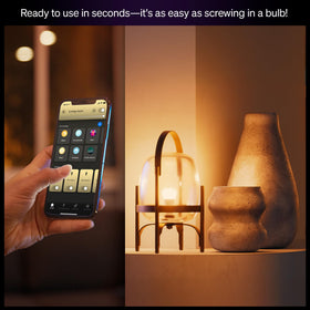 Philips Hue compatible with Alexa, Google, and Apple for hands-free control.