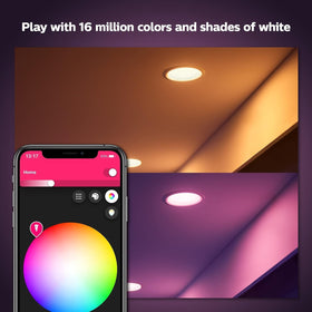 Voice control with Alexa/Google enabling hands-free lighting adjustments.