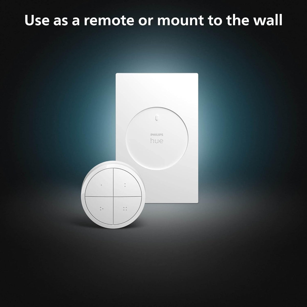 Philips Hue wall tap dial switch with dimming dial for precise brightness