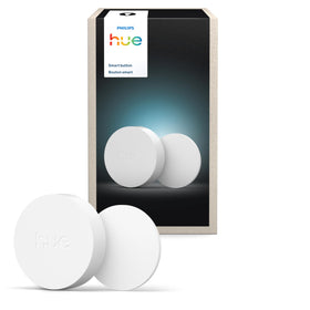 Philips Hue wireless switch button front view for quick light on/off control.