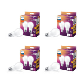 Philips LED 100W A19 Ultra Definition pack delivering true colors in home lighting.