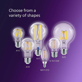 Energy-saving LED reduces electricity use while maintaining brightness