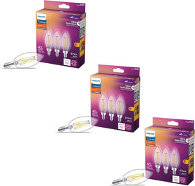 Philips LED 40W B11 reveals true colors in living rooms for vibrant lighting